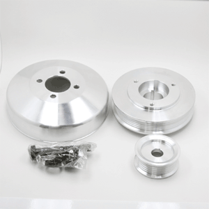 99 00 Ford Mustang Billet Aluminum Polished Underdrive Pulley Kit 4.6L 